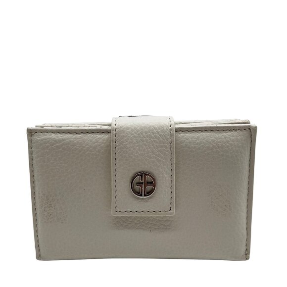 Giani Bernini White Framed Indexer Wallet - Picture 1 of 12